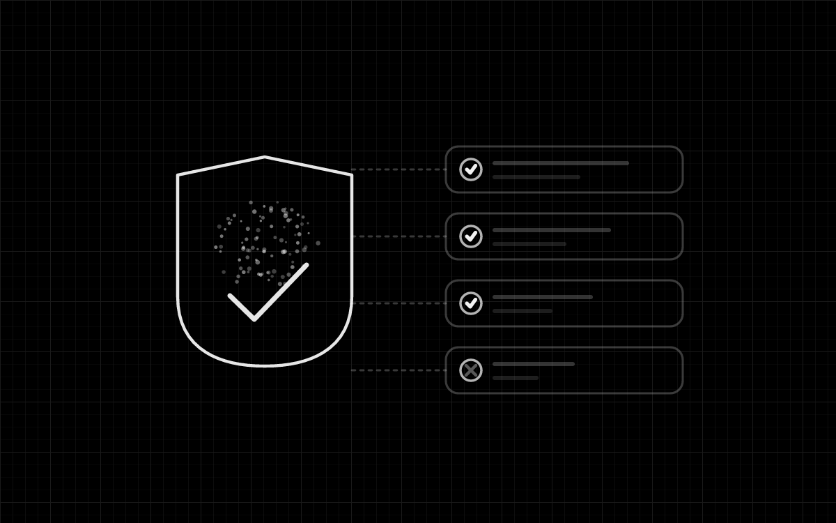 Diagram of a protected asset with usage permissions and consent conditions attached